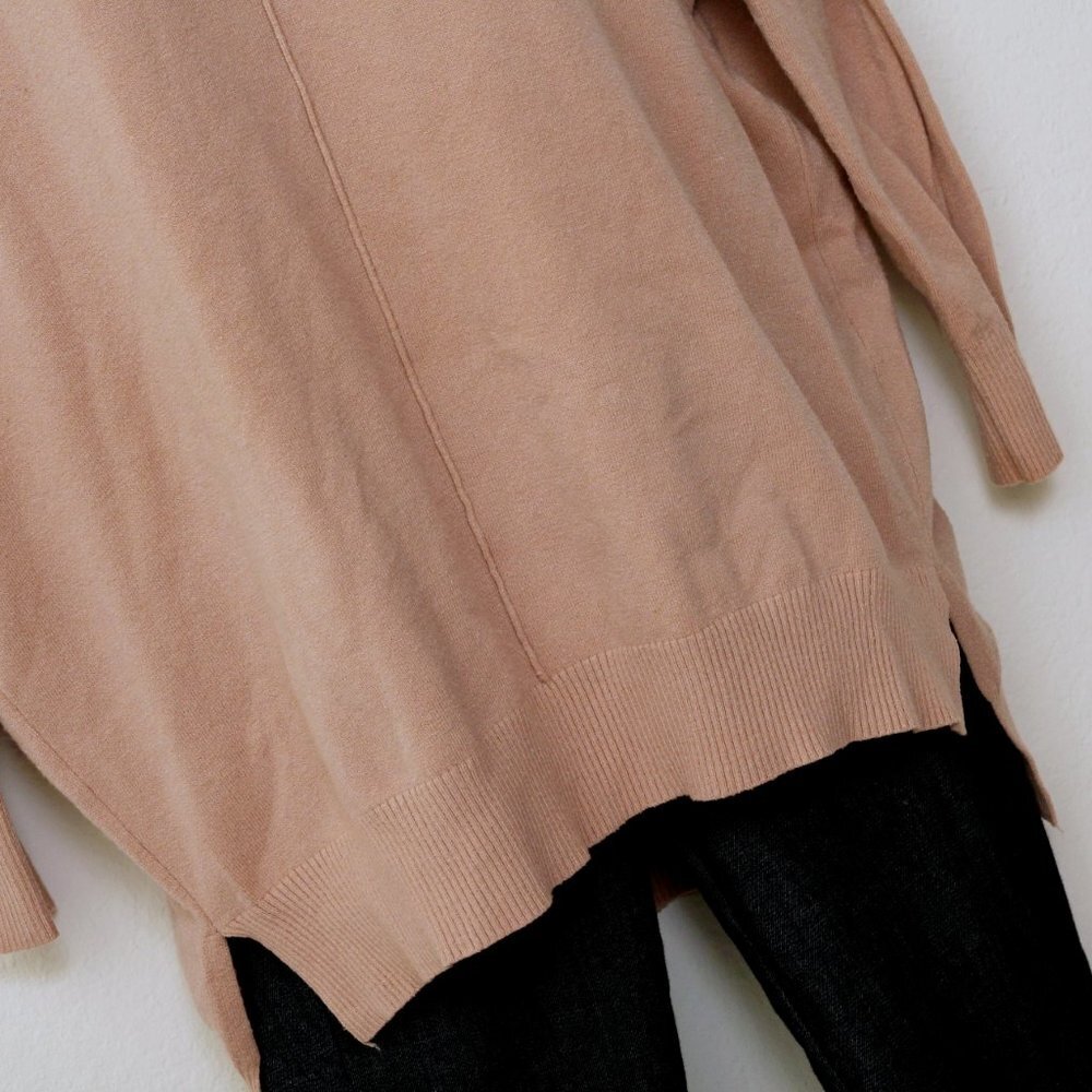 Dreamers Oversized V Neck Sweater‎ Orange Women Size M/L - Picture 4 of 8